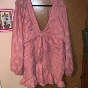 ASOS, Pink cotton dress